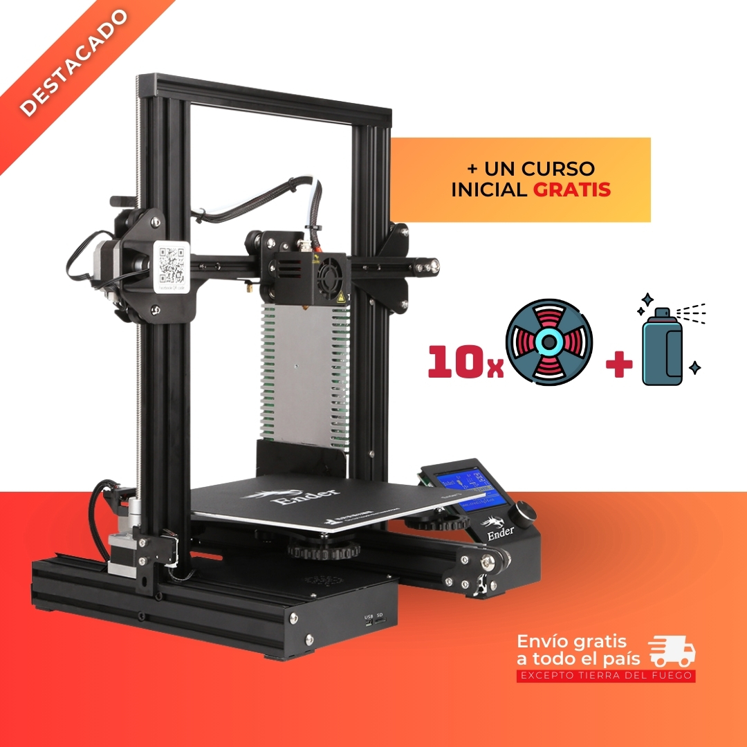 Creality Ender 3 V2 Neo - Impresora 3D oficial con kit de nivelación  automática CR Touch, plataforma de acero con resorte, extrusora de metal